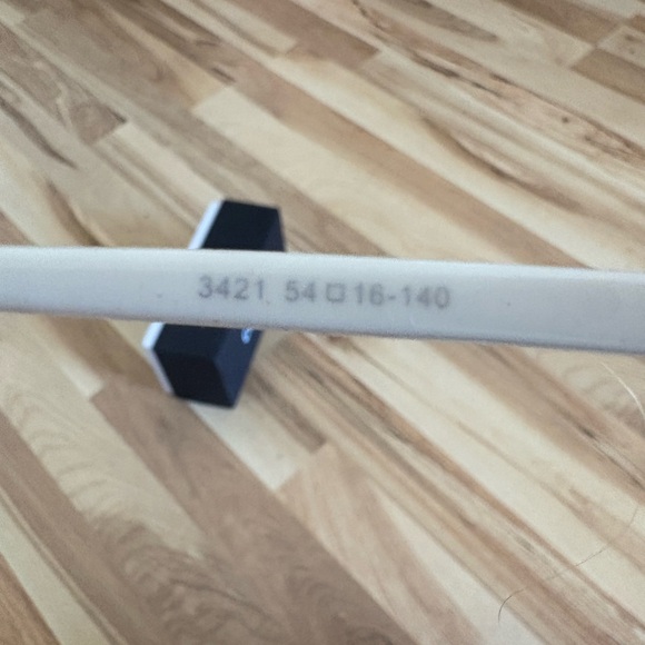 CHANEL White Sunglasses with Brown Lenses.  New In Box.  Square Style. - Picture 6 of 11